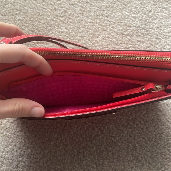 Red, Kate Spade clutch. In excellent condition. - Picture 2 of 4